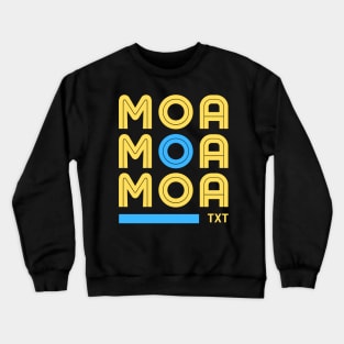 Retro MOA TXT Crewneck Sweatshirt